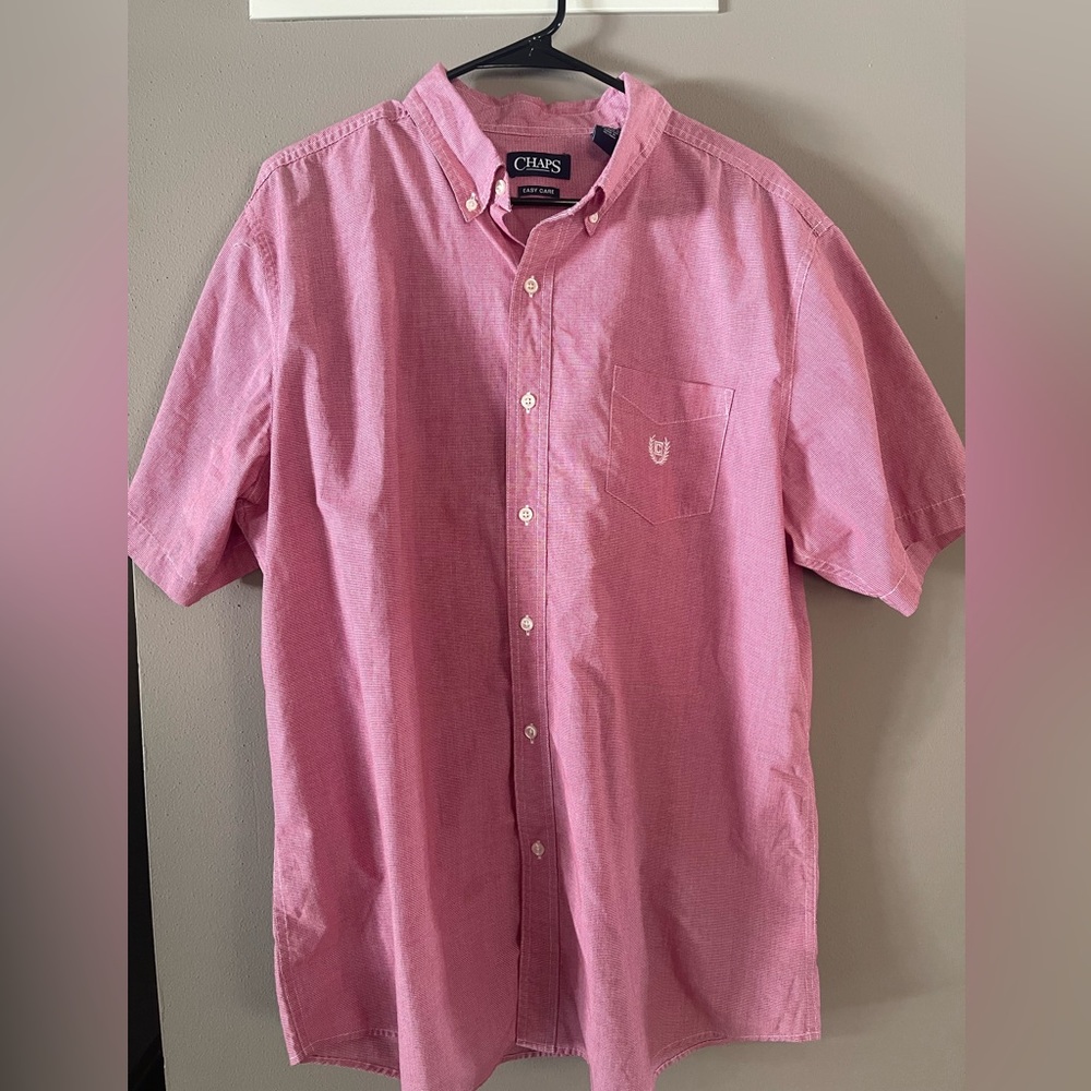 Chaps Button Down T-Shirt